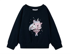 Name It sweatshirt dark sapphire with ballerina